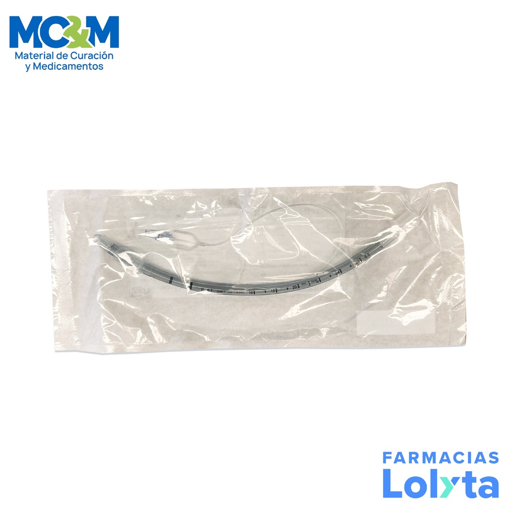 TUBO ENDOTRAQUEAL CON ALMA DE ACERO C/G #7.5 INHALOTECH