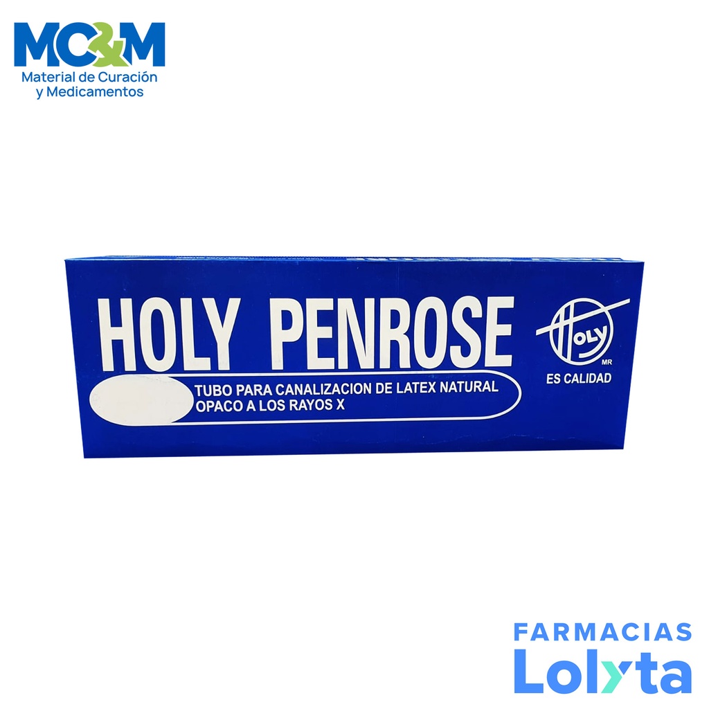 TUBO PEN ROSE DE 1/2 ESTERIL C/10 HOLY