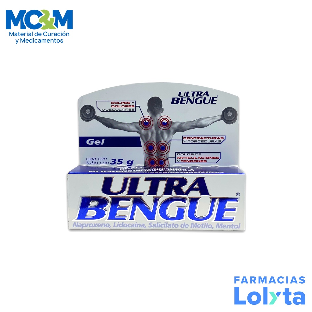 ULTRA BENGUE AZUL GEL C/35 GR LAB GENOMMA