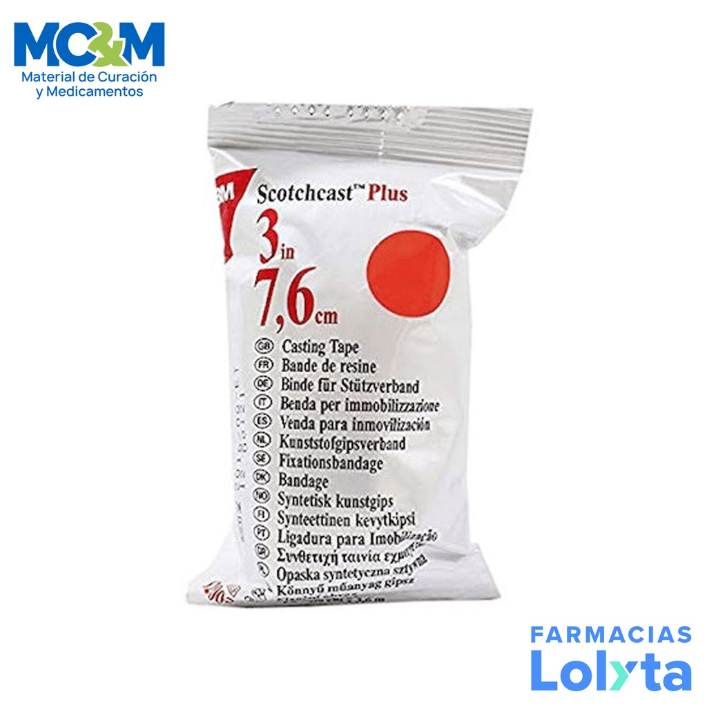 VENDA FIBRA DE VIDRIO 3" 7.6 CM X 3.6 M REF 82003 3M