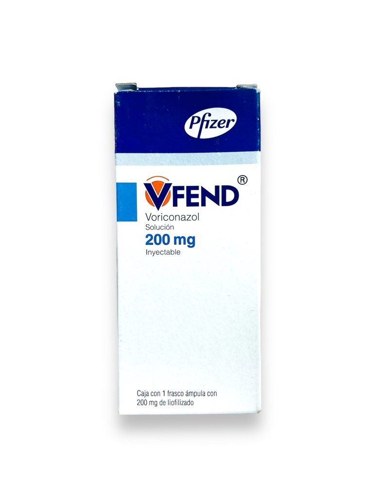VFEND SOL INY 200 MG VORICONAZOL LAB PFIZER
