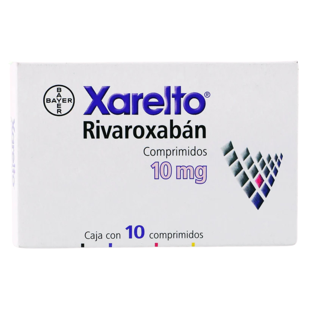 XARELTO 10MG C/10 COMPRIMIDOS RIVAROXABAN LAB BAYER