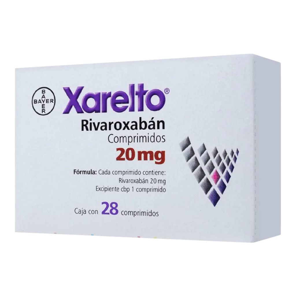 XARELTO 20MG C/28 COMPRIMIDO RIVAROXABAN LAB BAYER