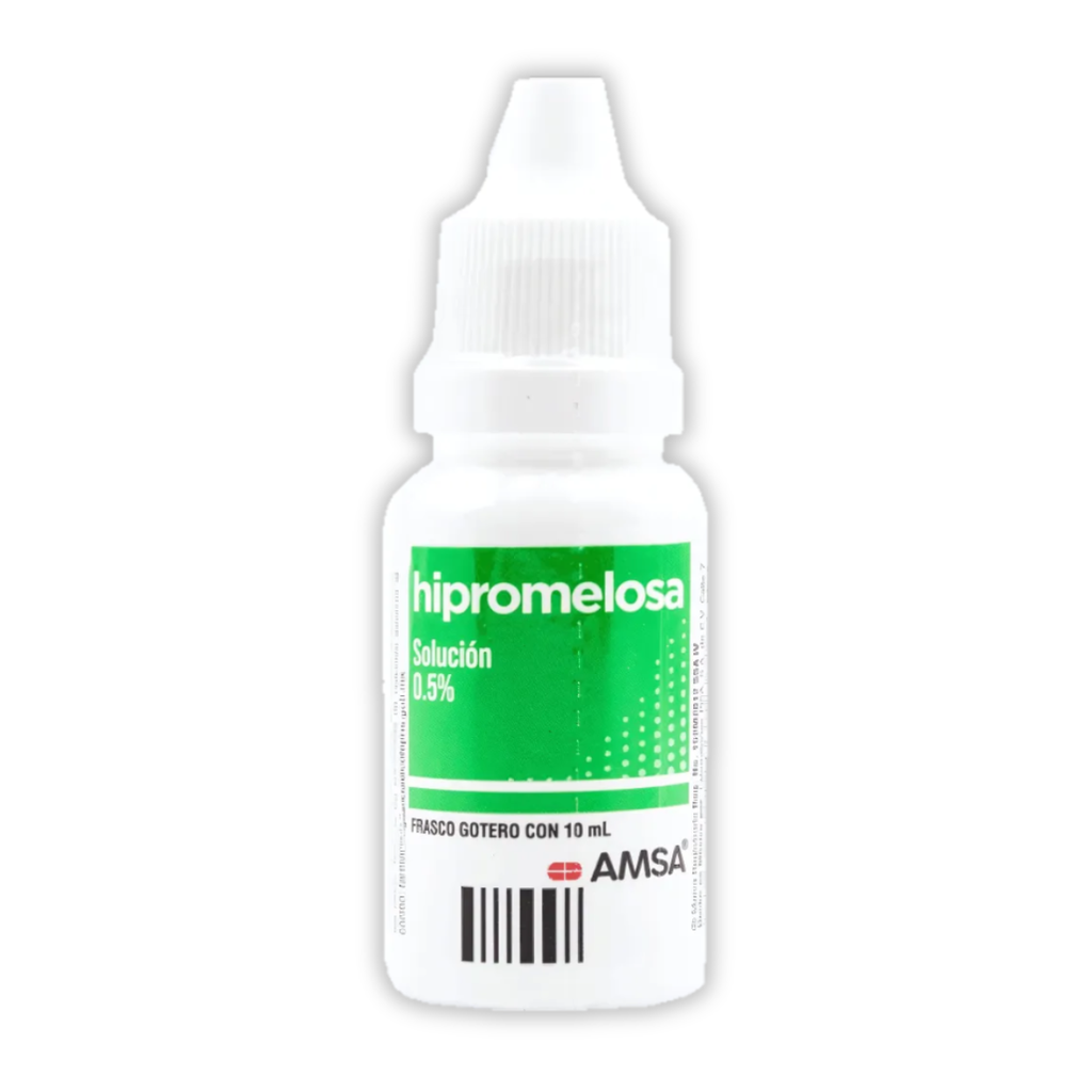 HIPROMELOSA SOL OFTALMICA 0.5% C/10 ML LAB AMSA