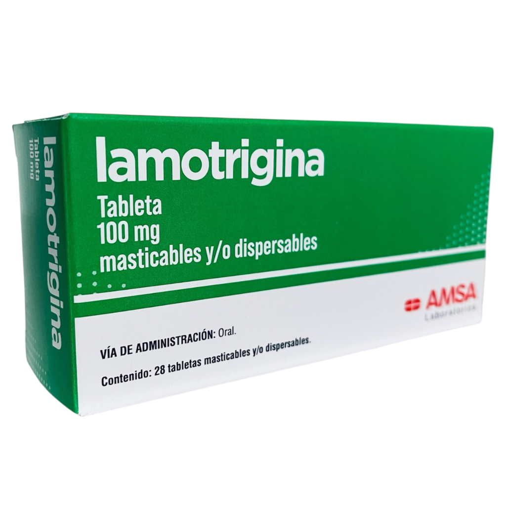 LAMOTRIGINA 100 MG C/28 TAB LAB AMSA