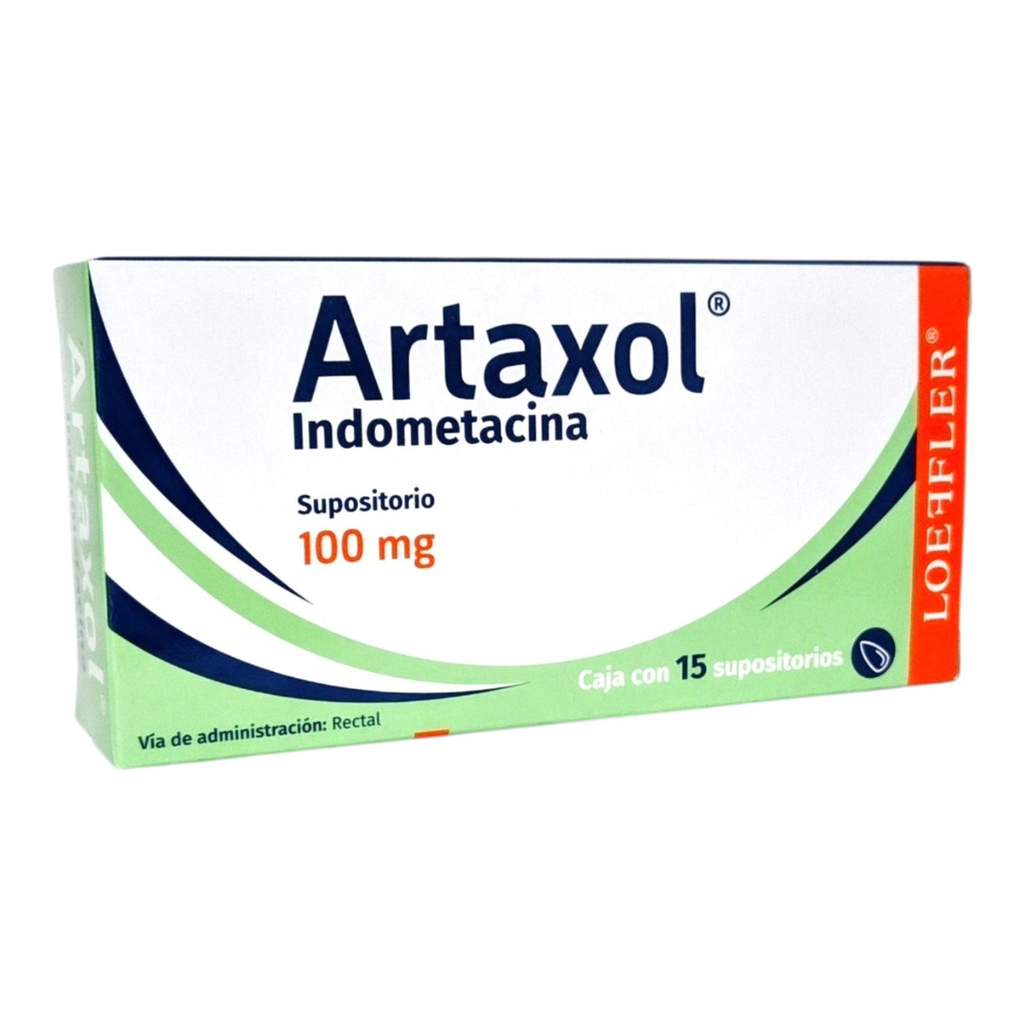 INDOMETACINA SUPOSITORIOS 100 MG C/15 ARTAXOL LAB LOEFFLER