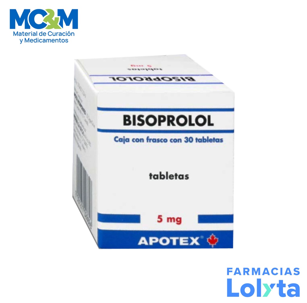 BISOPROLOL 5MG C/30 TAB LAB APOTEX