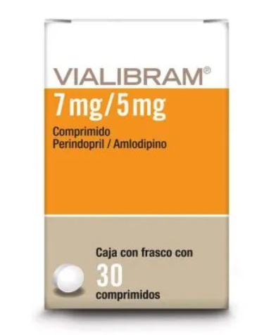 VIALIBRAM 7/5 MG C/30 COMPRIMIDOS PERINDOPRIL AMLODIPINO LAB BECKMAN