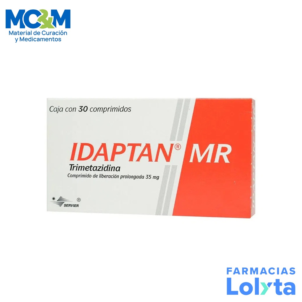 IDAPTAN MR 35MG C/30 COMPRIMIDOS LP TRIMETAZIDINA LAB SERVIER