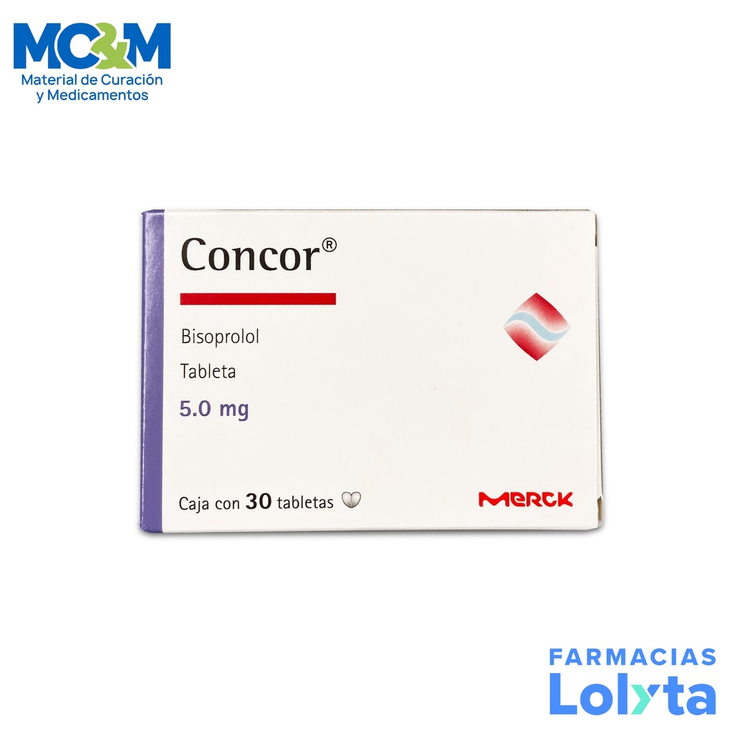CONCOR 5 MG C/30 TAB BISOPROLOL LAB MERCK