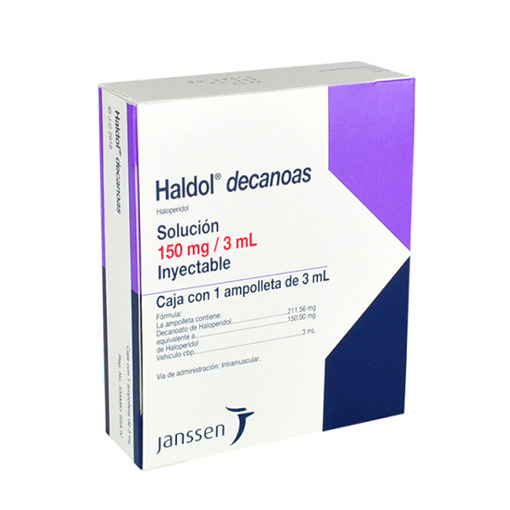 HALDOL DECANOAS SOL INY 150 MG/3 ML HALOPERIDOL IM LAB JANSSEN-CILAG