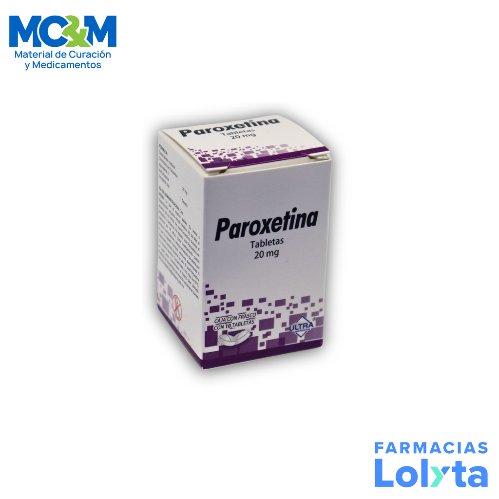 PAROXETINA 20 MG C/10 TAB LAB ULTRA