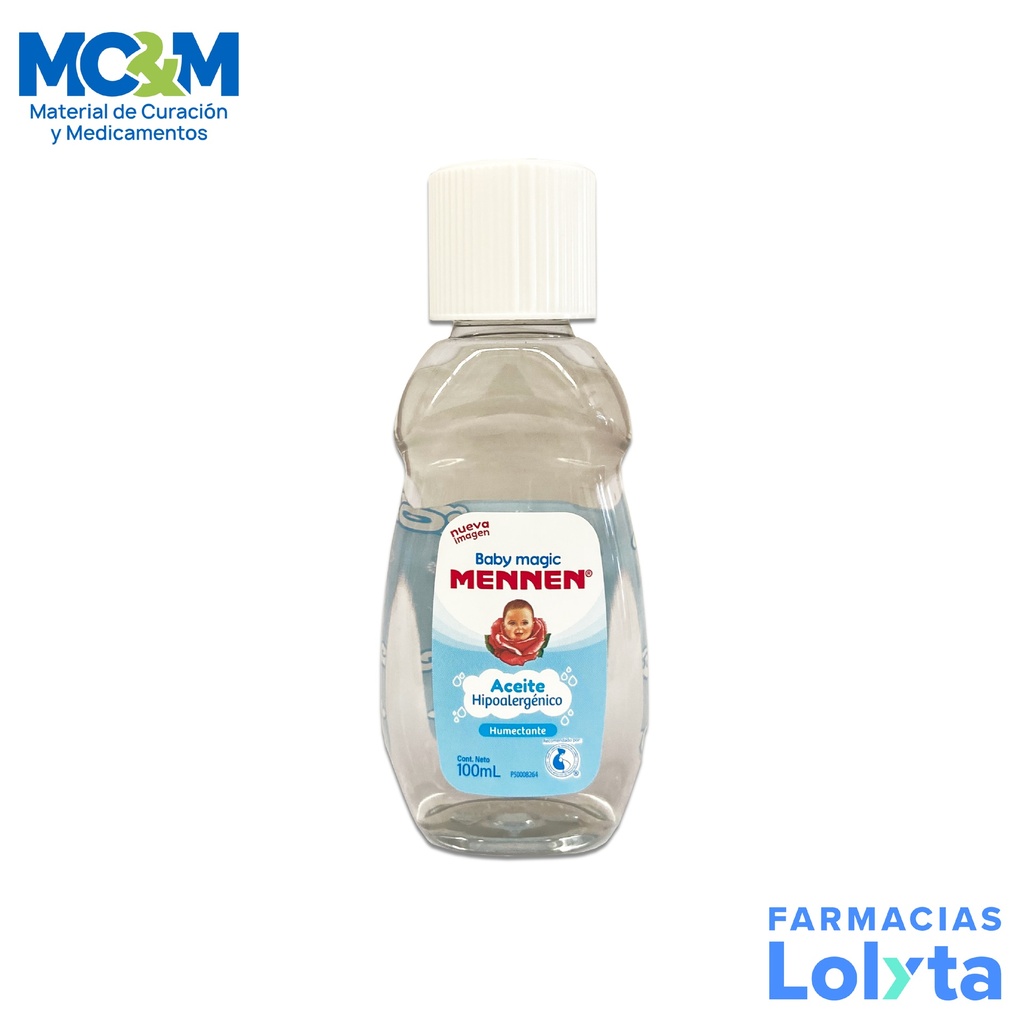 ACEITE PARA BEBE MENNEN BABY MAGIC HIPOALERGENICO C/100ML PALMOLIVE