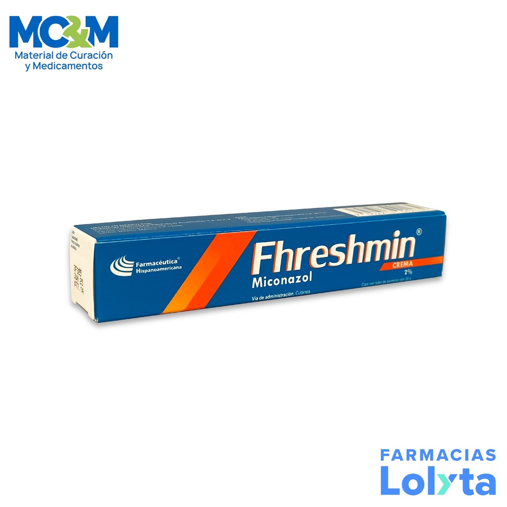 MICONAZOL CREMA 2% C/20G FHRESHMIN LAB FARMACEUTICA HISPANOAMERICANA
