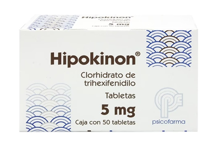 HIPOKINON 5 MG C/50 TAB TRIHEXIFENIDILO LAB PSICOFARMA