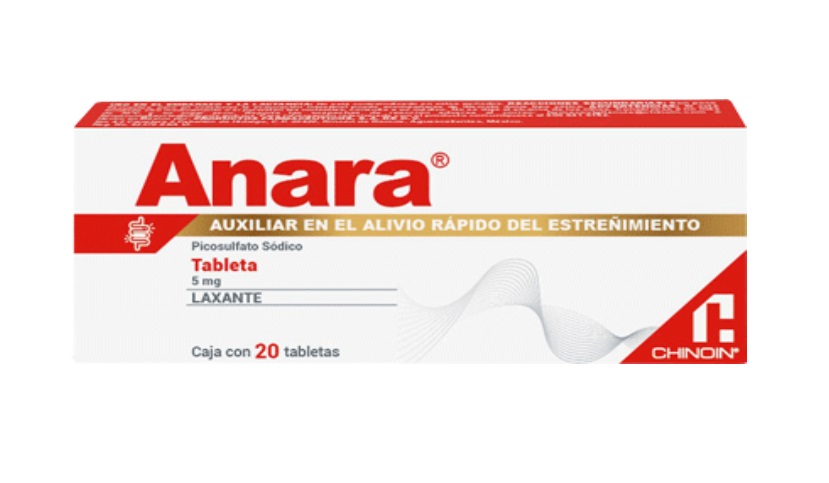 ANARA 5MG C/20 TAB PICOSULFATO SODICO LAB CHINOIN