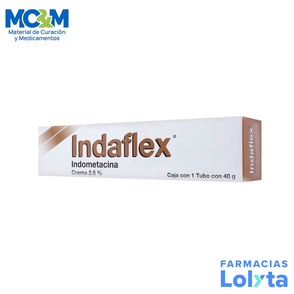 INDAFLEX CREMA 2.5% C/40G INDOMETACINA LAB ANDROMACO