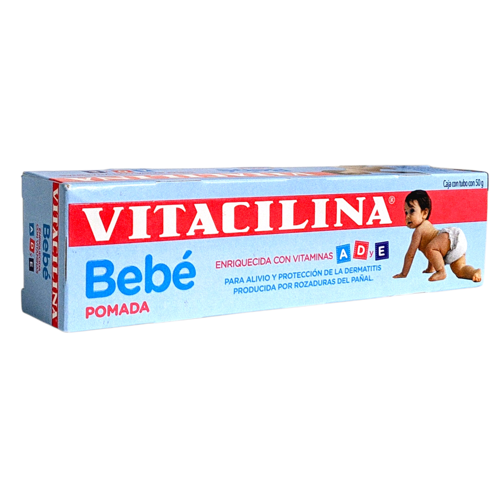 VITACILINA BEBE POMADA C/50 G VITAMINAS A D Y E OXIDO DE ZINC LAB KSK