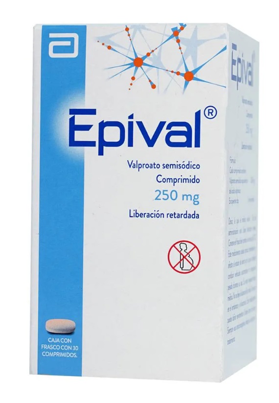 EPIVAL 250 MG C/30 COMPRIMIDOS LIB RETARDADA VALPROATO SEMISODICO LAB ABBOTT