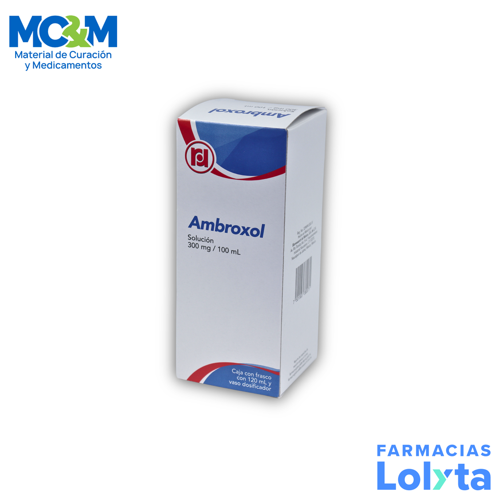 AMBROXOL 300 MG/100 ML SOL C/120 ML LAB RANDALL