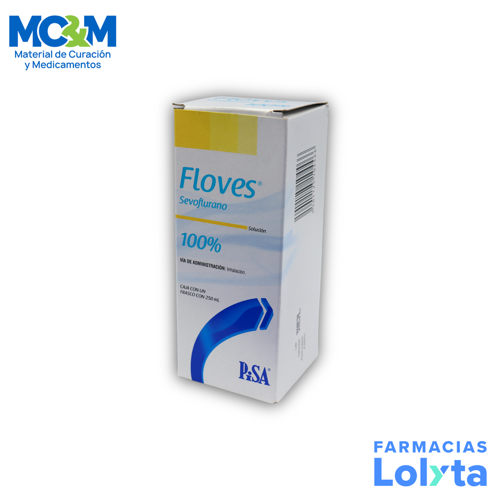 SEVOFLURANO SOL P/INHALACION 250 ML FLOVES LAB PISA