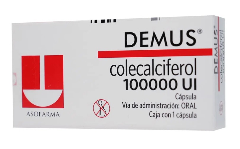 DEMUS 100 000 UI C/1 CAP COLECALCIFEROL LAB ASOFARMA