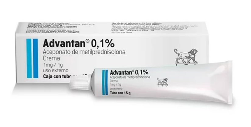 ADVANTAN CREMA 0.1% C/15 G METILPREDNISOLONA LAB LEO PHARMA