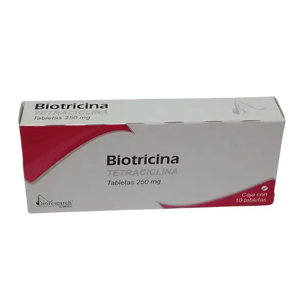 TETRACICLINA 250 MG C/10 TAB BIOTRICINA LAB BIORESEARCH