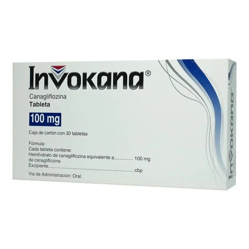 INVOKANA 100 MG C/30 TAB CANAGLIFLOZINA LAB JANSSEN-CILAG