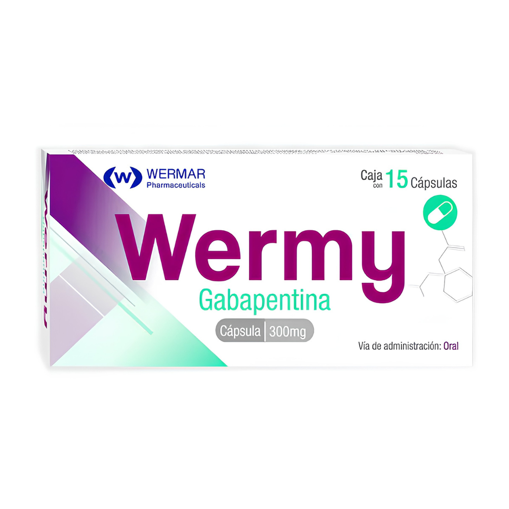 GABAPENTINA 300 MG C/15 CAP WERMY LAB WERMAR