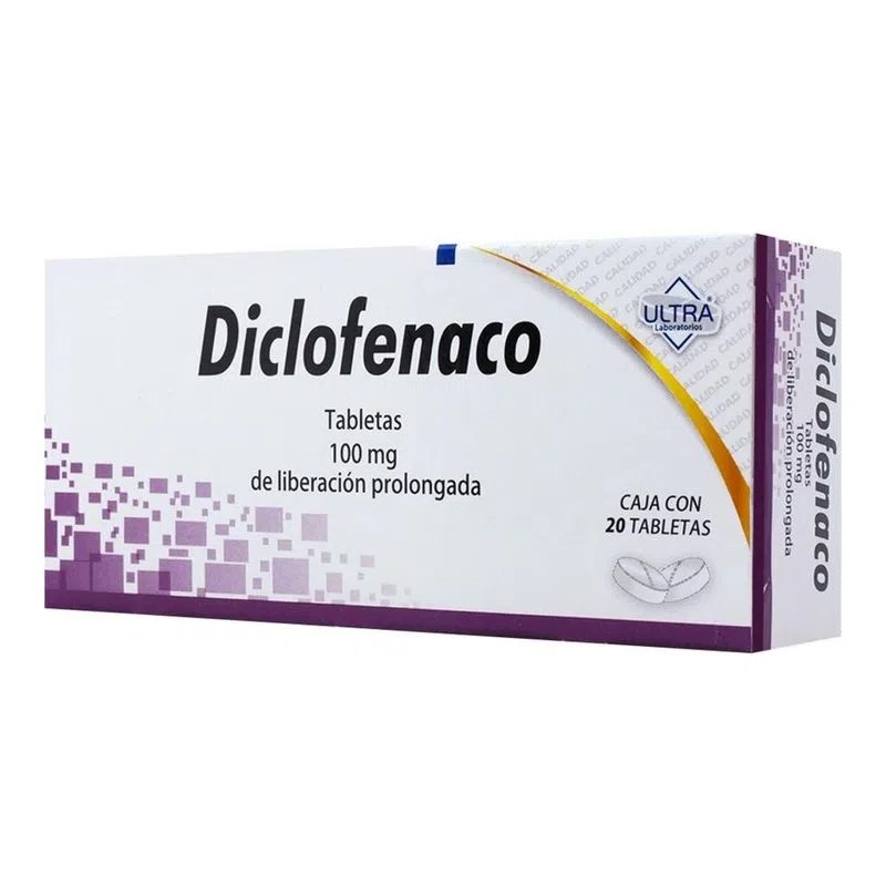 DICLOFENACO 100 MG C/20 TAB LP LAB ULTRA