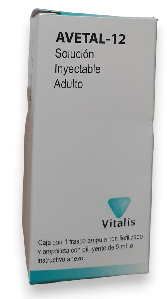 MULTIVITAMINICO ADULTO SOL INY 5 ML  AVETAL-12 LAB VITALIS