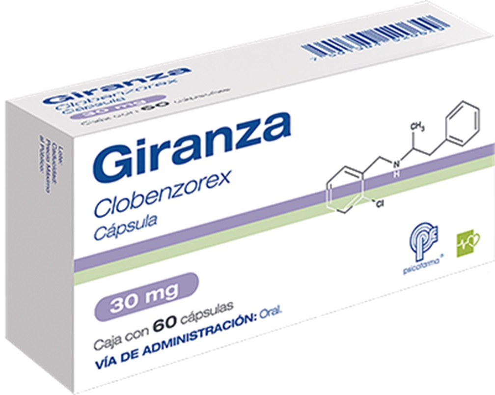 CLOBENZOREX 30 MG C/60 CAP GIRANZA LAB PSICOFARMA GRUPO III