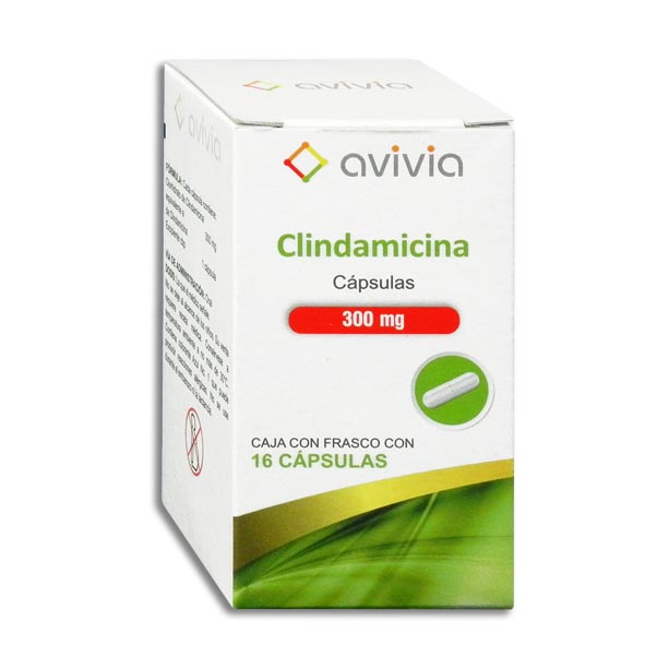 CLINDAMICINA 300 MG C/16 CAP LAB AVIVIA