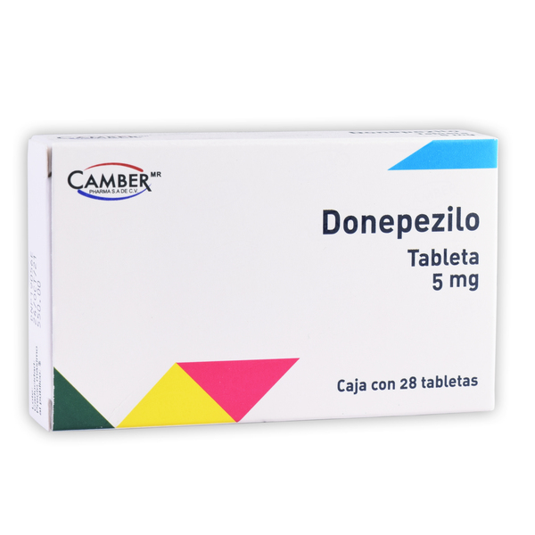 DONEPEZILO 5 MG C/28 TAB LAB CAMBER