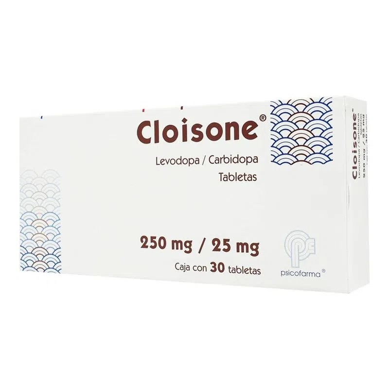 CLOISONE 250MG/25MG LEVODOPA/CARBIDOPA C/30 TAB LAB PSICOFARMA