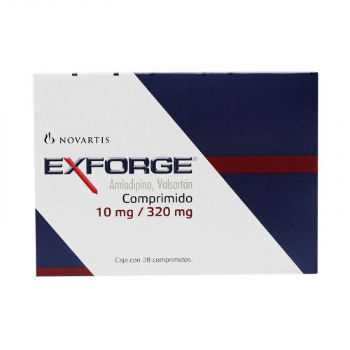 EXFORGE 10/320 MG C/28 COMPRIMIDOS AMLODIPINO VALSARTAN LAB NOVARTIS