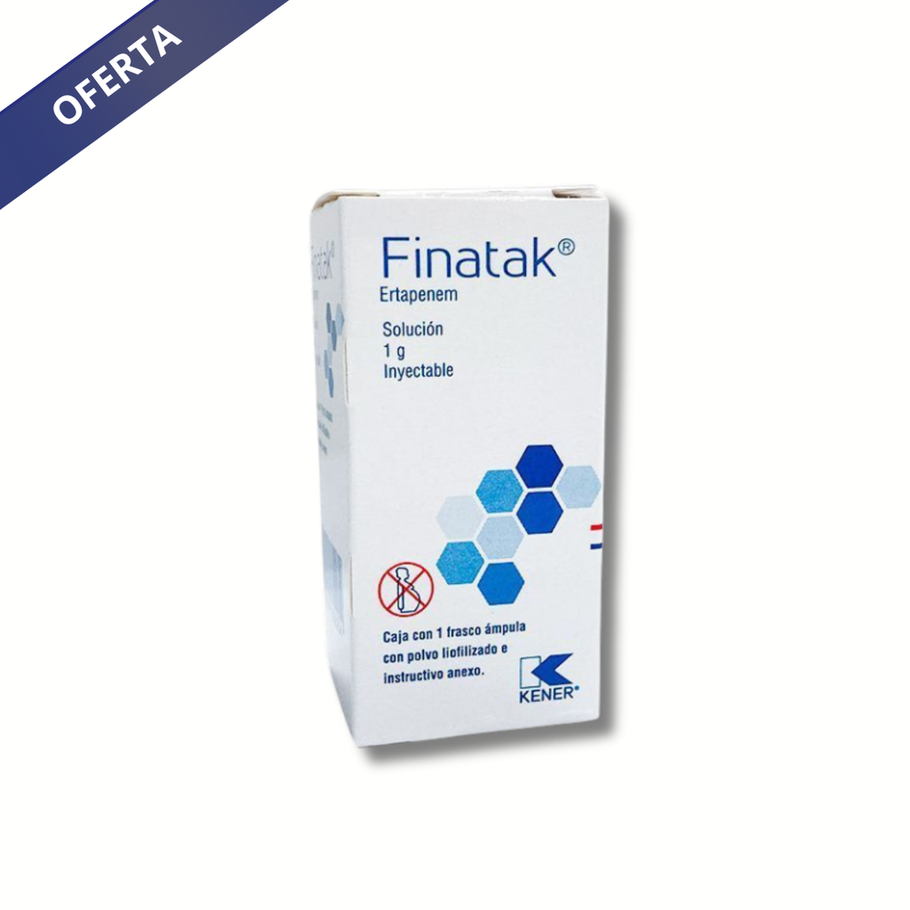 ERTAPENEM SOL INY 1 G FINATAK LAB KENER (INVANZ)