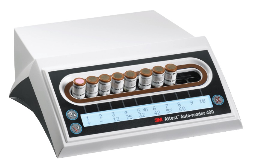 EQUIPO DE LECTOR AUTOMATICO SUPER RAPIDO PARA VAPOR ATTEST REF 490 3M