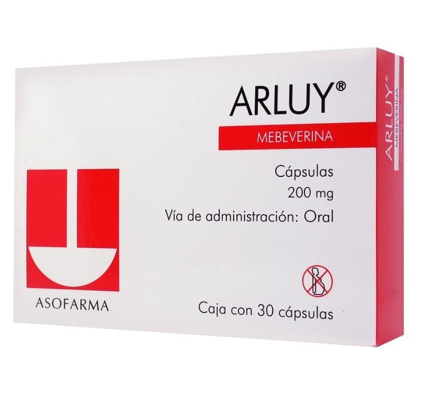 ARLUY 200 MG C/30 CAP MEBEVERINA LAB ASOFARMA
