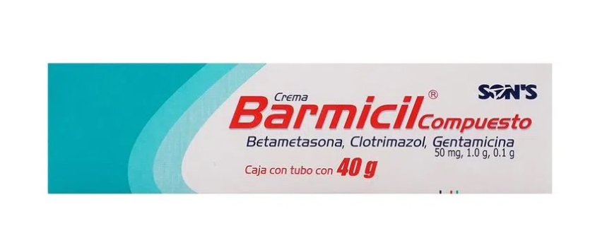 BETAMETASONA CLOTRIMAZOL GENTAMICINA UNGÜENTO 50/1/0.1 G/100 G TUBO C/40 G BARMICIL COMPUESTO LAB SONS