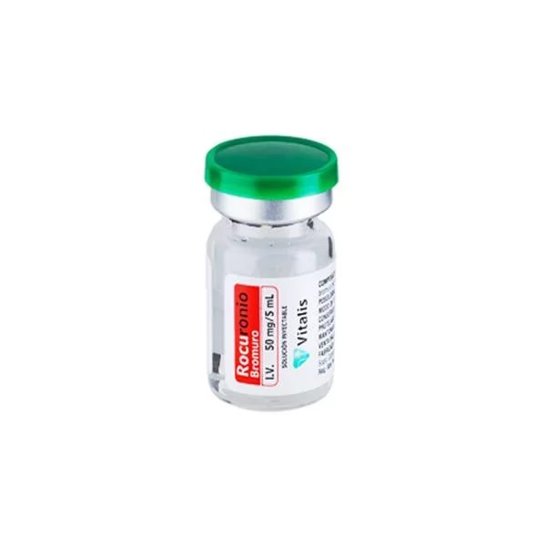 BROMURO DE ROCURONIO SOL INY 50 MG/5 ML C/12 AMP LAB VITALIS (RF)