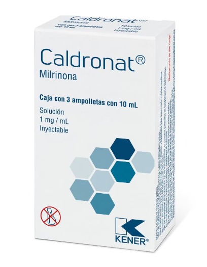 MILRINONA SOL INY 1 MG/ML C/3 AMP 10 ML CALDRONAT LAB KENER