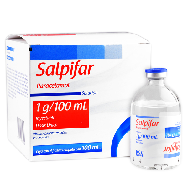 PARACETAMOL SOL INY 1 G/100 ML SALPIFAR LAB PISA