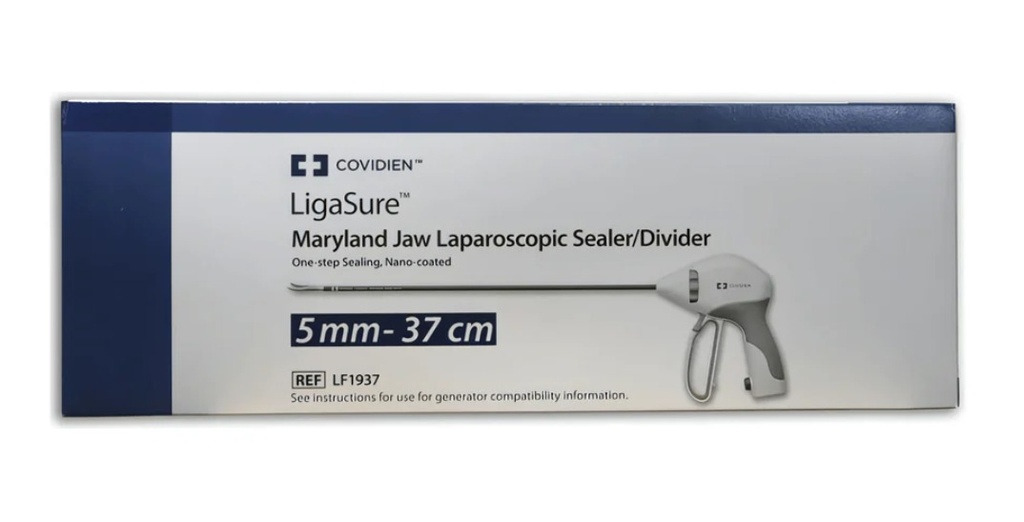 PINZA LAPAROSCOPICA LIGASURE 5 MM 37 CM MARYLAND JAW REF LF1937 COVIDIEN