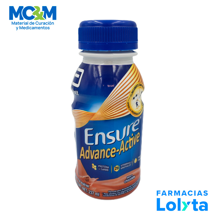 SUPLEMENTO ALIMENTICIO ENSURE ADVANCE 237 ML CHOCOLATE LAB ABBOTT