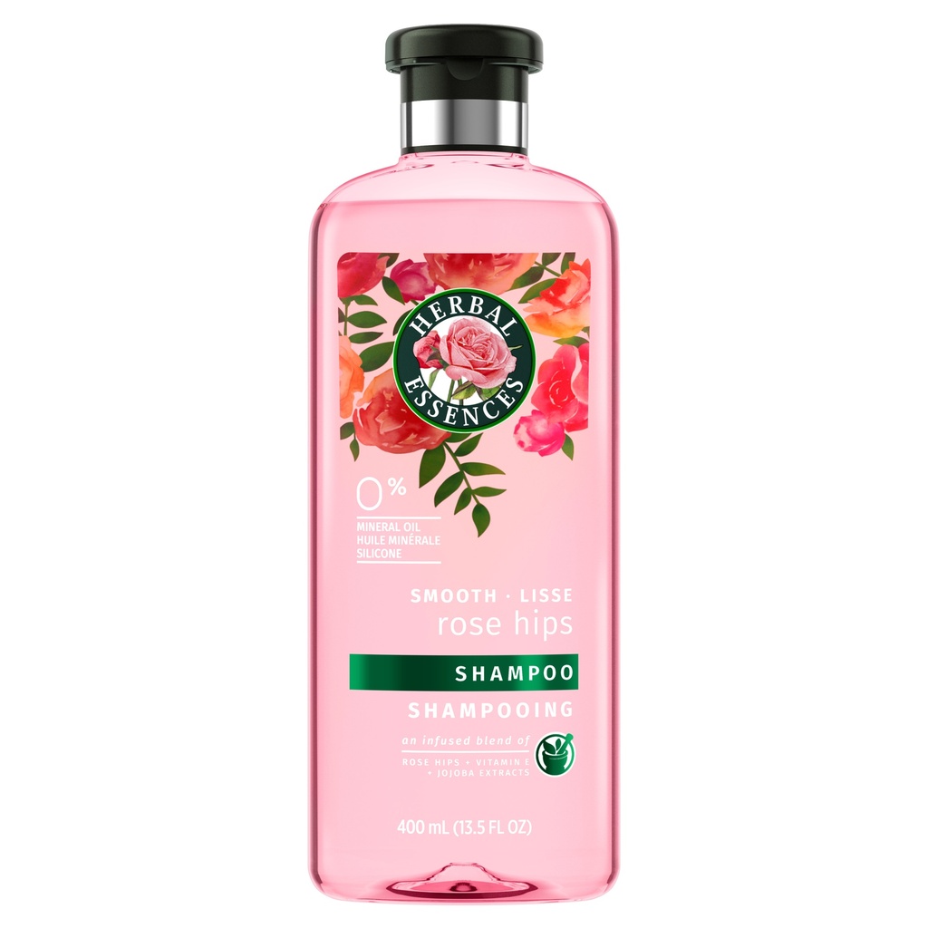 SHAMPOO HERBAL ESSENCES ROSA MOSQUETA C/400 ML LAB P&G