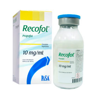 PROPOFOL EMULSION INY 1 G/100 ML RECOFOL LAB PISA