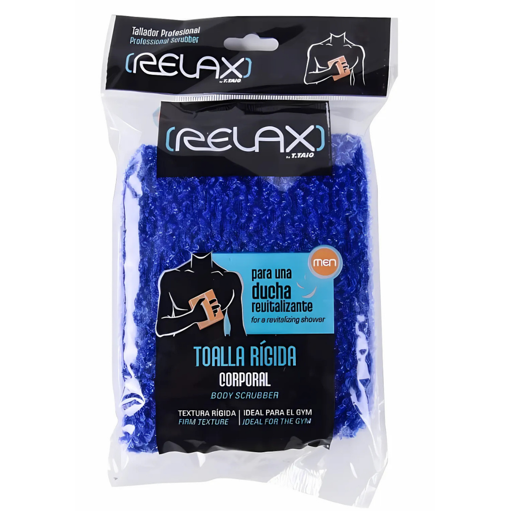 TOALLA RIGIDA CORPORAL PARA BAÑO RELAX MEN T.TAIO