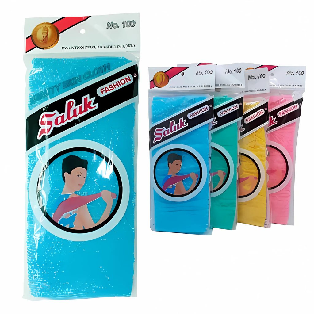 ESTROPAJO PARA BAÑO COLORES VARIADOS SALUK